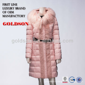Женская мода пальто 2017 в Китай производство OEM с гусыни куртка вниз